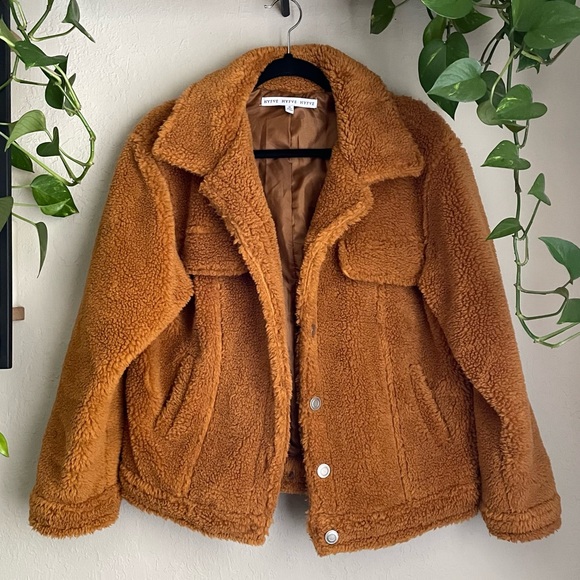 HYFVE Jackets & Blazers - HYFVE Oversized Teddy Jacket